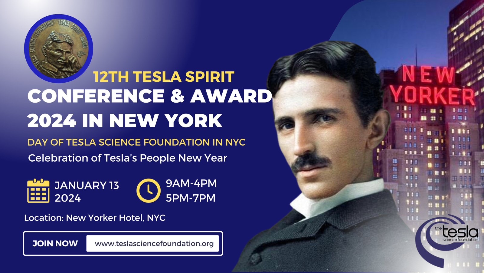 Final Program of 12th Tesla Spirit Conference & Awards, 2024